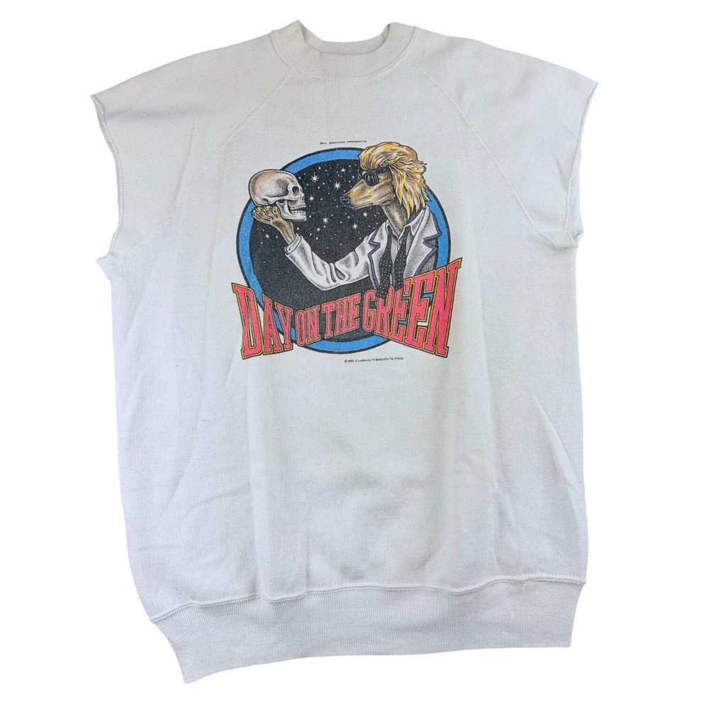 Vintage 1983 David Bowie Day On The Green‎ Sweatshirt Bill Graham Oakland Large